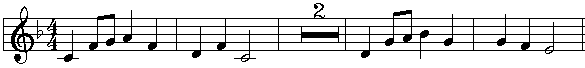 MultipleMeasureRest
