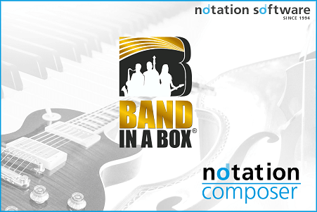notation software - Band-in-a-Box® for notation composer